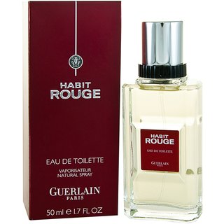 Guerlain Habit Rouge Eau de Toilette voor mannen 50 ml