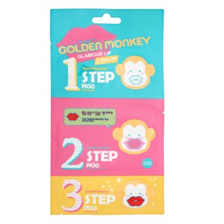 Holika Holika Golden Monkey Glamour Lip 3-Step Kit